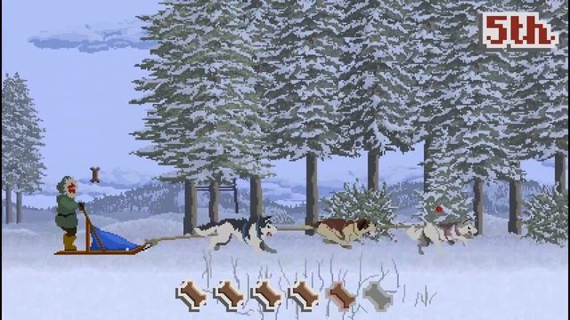 Dog Sled Saga gameplay 11-20-14 (perfect throws)