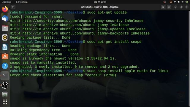 how to install apple music in ubuntu смотреть онлайн