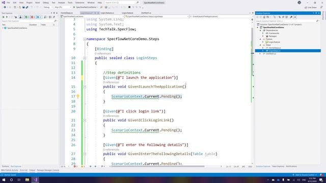 Getting started with BDD using Specflow .NET Core 3.1 (C#) смотреть онлайн