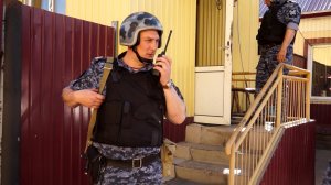 Патрулирование города сотрудниками Росгвардии