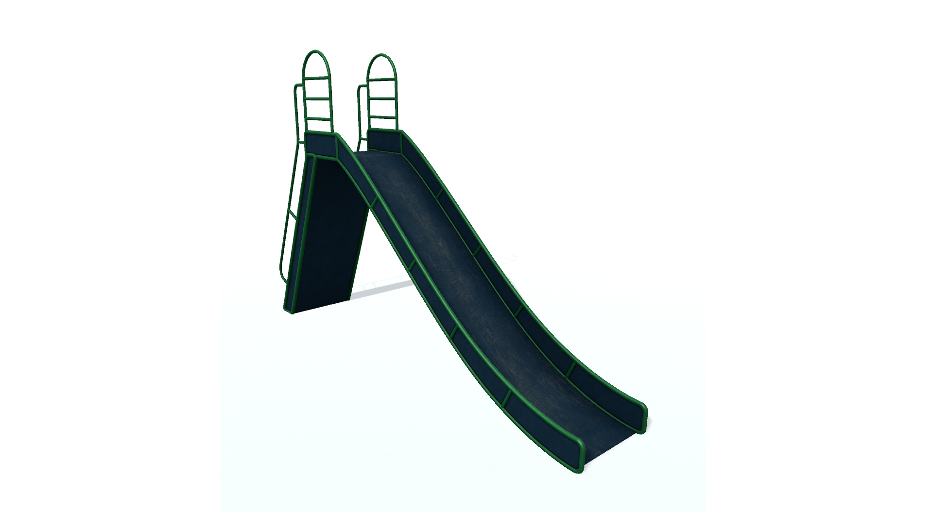 3D модель Детская горка A. 3D model. "Attraction hill A."