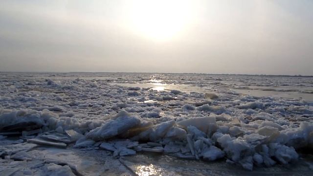 Ледоход в Хабаровске на Амуре смотреть онлайн