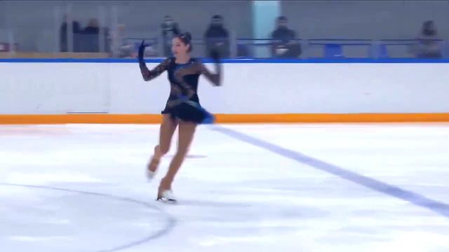 ФИГУРНОЕ КАТАНИЕ. Ксения Зевахина. КП (Мастер Спорта) Тула-Москва. смотреть онлайн