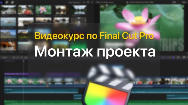 ✂️ Монтаж проекта — курс уроков по Final Cut Pro