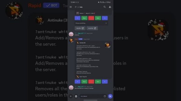 Best Antinuke bot in JavaScript/Node.js Language Discord #replit #github #discord