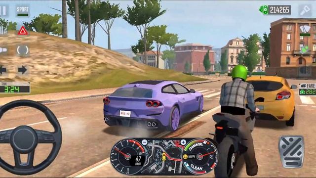 Taxi Sim 2020 ! New Performance Ferrari GTC4Lusso Car Driving Rome City Driving Car-Android Gamepla смотреть онлайн