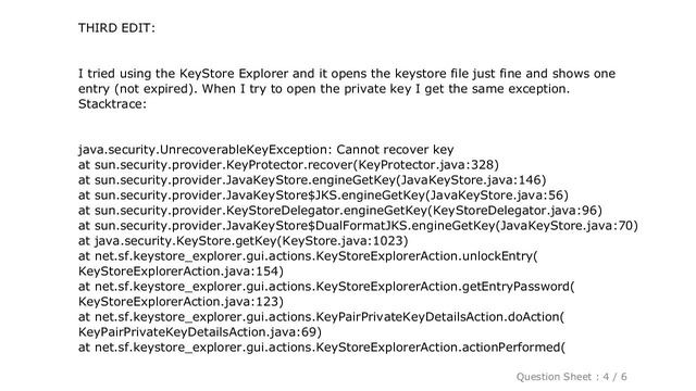 Android : Android keystore corrupted смотреть онлайн