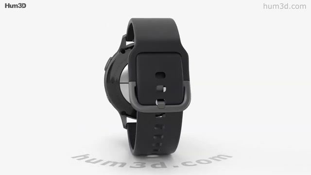 Samsung Galaxy Watch Active 2 44mm Aluminium Aqua Black 3D model by Hum3D.com смотреть онлайн