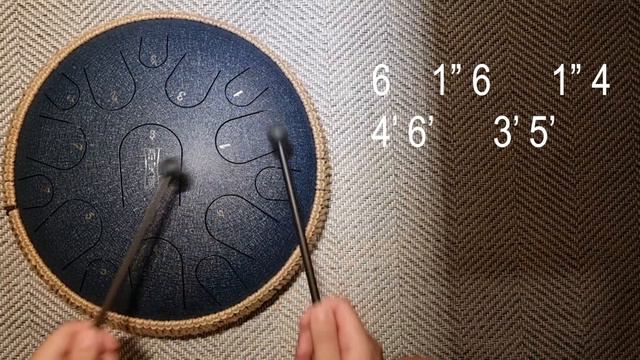 Hey Jude - The Beatles [Tank Drum / Steel Tongue Drum tutorial with tabs] смотреть онлайн