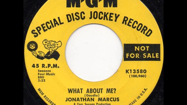 Jonathan Marcus - What About Me (Joe Pesci and Rick Randell) смотреть онлайн