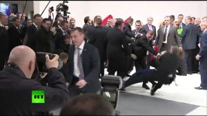 Реакция охраны Путина