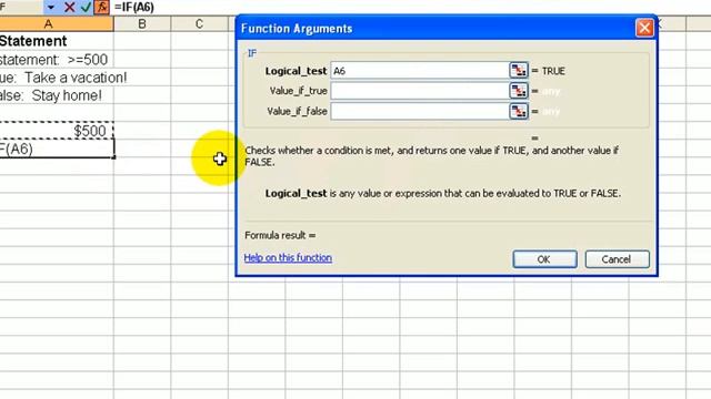 Excel 2003 or 2007 - If Statements смотреть онлайн
