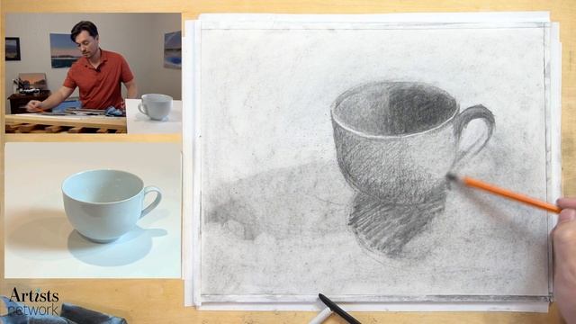 Drawing Together. A lesson on drawing a Cup смотреть онлайн