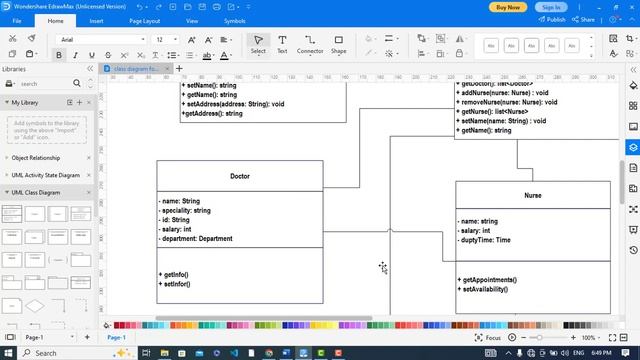 Creating a Class Diagram for a Hospital Management System: Step-by-Step Tutorial смотреть онлайн
