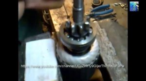 Mazda ремонт стартера (реставрация бендикса)