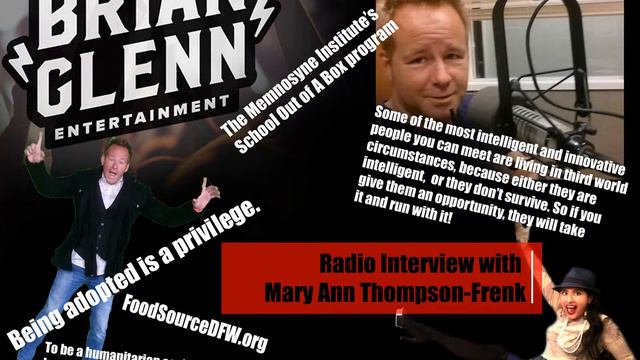 Brian Glenn Radio: 2 Interviews w/Mary Ann Thompson-Frenk Nov 2015 смотреть онлайн
