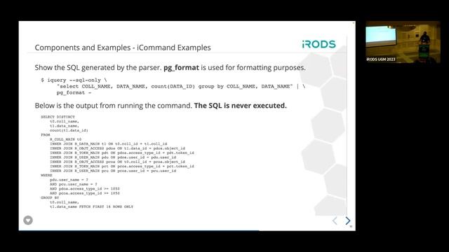 UGM2023 / 20. GenQuery2: A more standardized, powerful parser for the iRODS namespace смотреть онлайн
