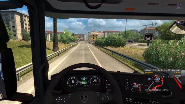 Euro Truck Simulator 2 - Italia DLC Multiplayer PC Gameplay (with commentary) смотреть онлайн