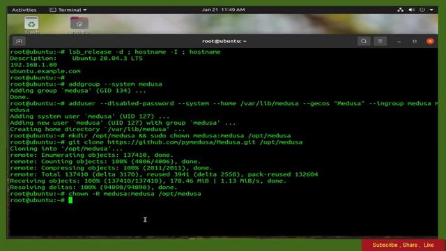 How To install Medusa On Ubuntu 20.04 смотреть онлайн
