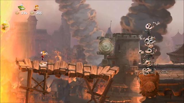 Rayman Legends - Music Level - ♫ Castle Rock ♪ - perfect смотреть онлайн