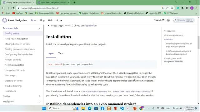 React Native Navigation How to Install Navigation Packages and Types of Navigations. смотреть онлайн