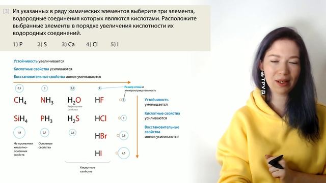 Периодический закон, задание №2 ЕГЭ | Екатерина Дацук | ХИМИЯ ЕГЭ смотреть онлайн