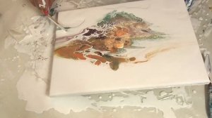 ФЛЮИД АРТ (жидкий акрил) ТЕХНИКА НАКРЫВАНИЯ