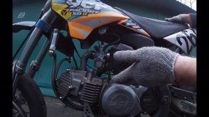 Как заводить питбайк