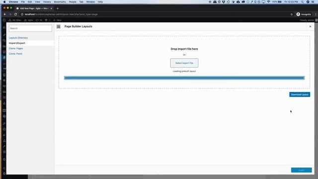 Importing layout files in JSON format into SiteOrigin Page Builder. смотреть онлайн