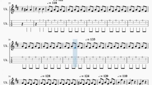 Ukulele Tab: How to play Je te laisserai des mots by Patrick Watson