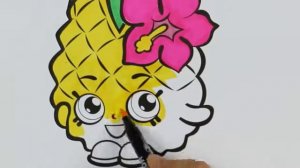 Aнанас 🍍 | Маленькие руки раскраски для детей