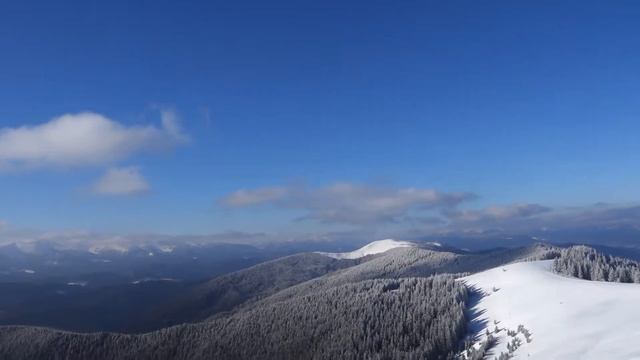 Гора Довга та Плоска над Буковелем. Буковель - похід в гори зимою | World for Travel смотреть онлайн