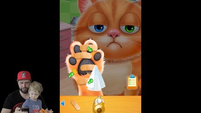Лечим животных в Little Pet Doctor. Развивающая игра для детей смотреть онлайн