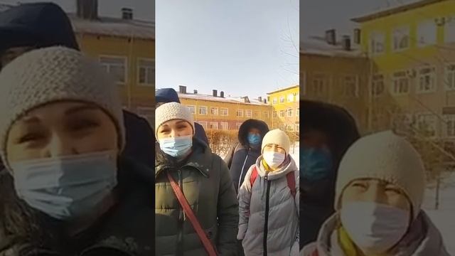СОТРУДНИКИ СКОРОЙ ПОМОЩИ СЕМЕЯ ТРЕБУЮТ ВЫПЛАТЫ КОВИДНЫХ ВЫПЛАТ смотреть онлайн
