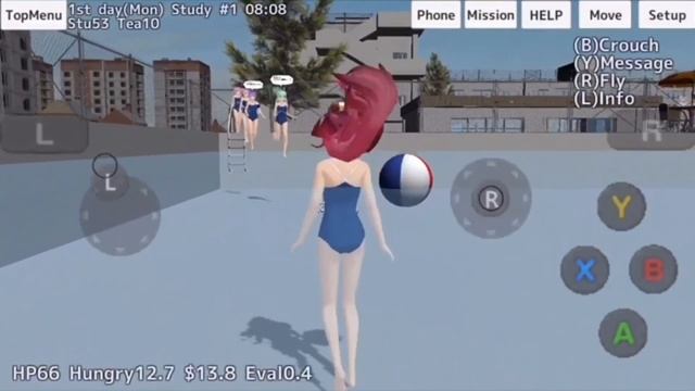 Эрика Чан ищет себе ПАРНЯ| SCHOOL GIRLS SIMULATOR| 1 серия смотреть онлайн