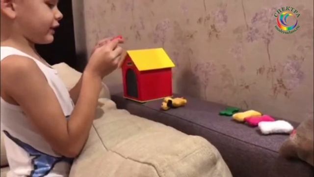 LER9079 РАЗВИВАЮЩАЯ ТАКТИЛЬНАЯ ИГРА "ДОМИК РУФФА" смотреть онлайн