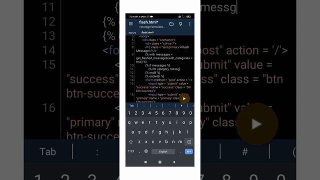 How to create flash messages in Flask using pydroid3 #coding #flask #flaskapp #python #flaskproject смотреть онлайн