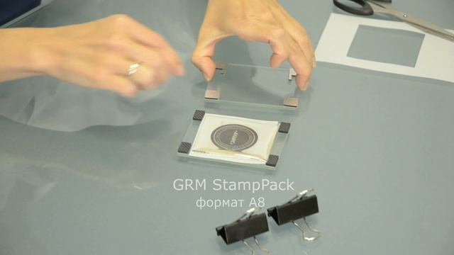 Мини комплект для изготовления печатей и штампов GRM StampMaker mini в офисе для хобби дома смотреть онлайн