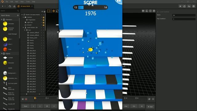 Tiptop - Tutorial Complete game creation Buildbox 3D - P34 смотреть онлайн
