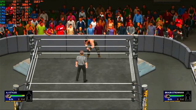 WWE 2019 on GT 1030+i5 4460 8 GB Ram 1080p 720p 1366X768p All Settings смотреть онлайн