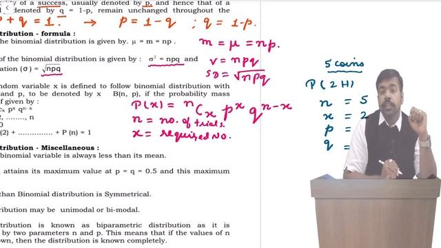BINOMIAL DISTRIBUTION -PART 1#PROBABILITY# CA GAURAV CHOPRA смотреть онлайн