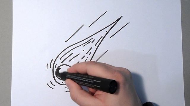 How to Draw a Comet - The easiest way! смотреть онлайн