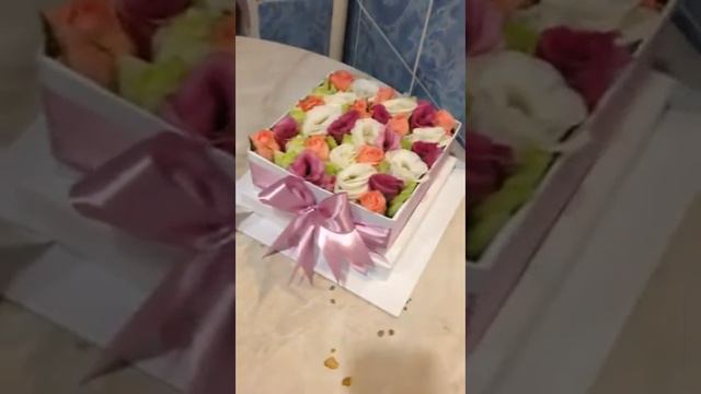 Цветы в коробке, Доставка цветов на дом, в офис, санаторий. Ессентуки, Пятигорск смотреть онлайн