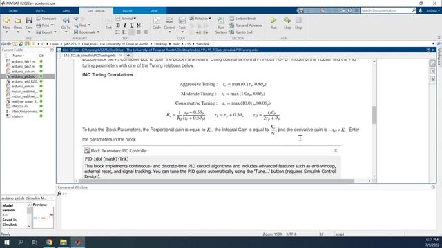 TCLab PID Control Tuning in Simulink смотреть онлайн