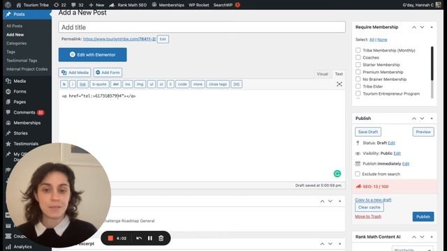 Add a clickable contact number on your website смотреть онлайн