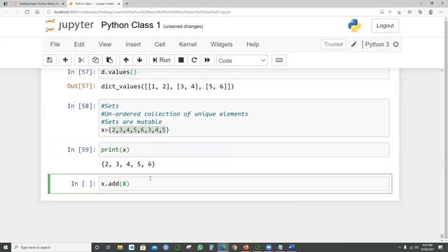 2.Python Basics Iists,Tuples,Sets,Dictionaries смотреть онлайн