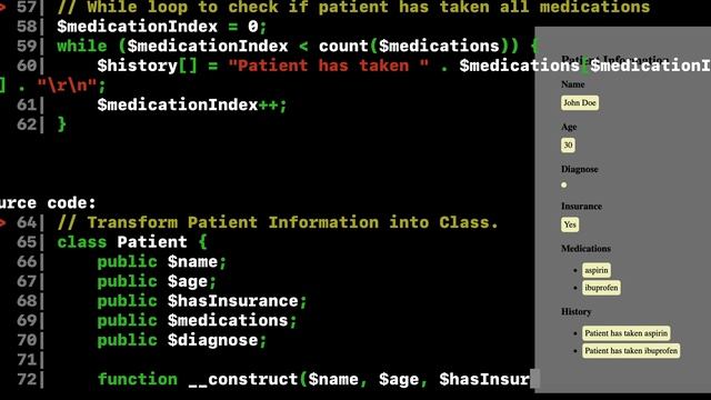 Programming for Doctors | Process patient information with PHP and HTML смотреть онлайн