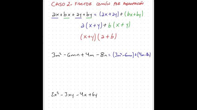Factorización Caso 2 смотреть онлайн