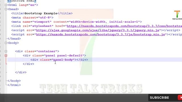 Panel in Bootstrap Tutorial for beginners #20 смотреть онлайн