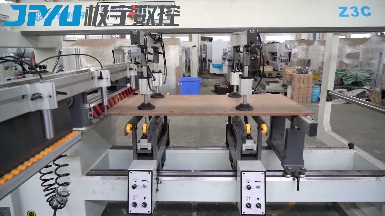 Сверлильно-присадочный станок JIYU Z3C смотреть онлайн